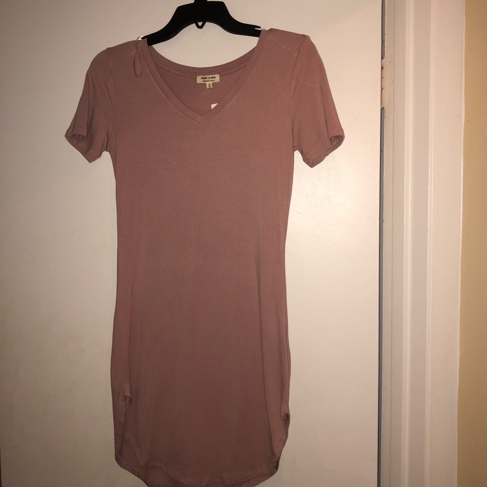 NEW Cream T-Shirt Dress
